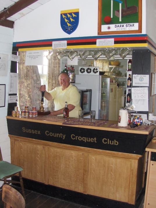 David Gaitley in his Bar