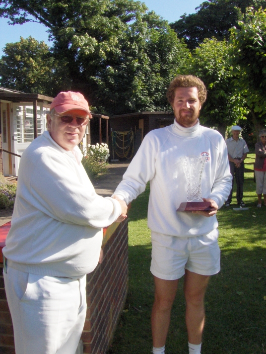 Jonathan Isaacs with Champion Rutger Beijderwellen