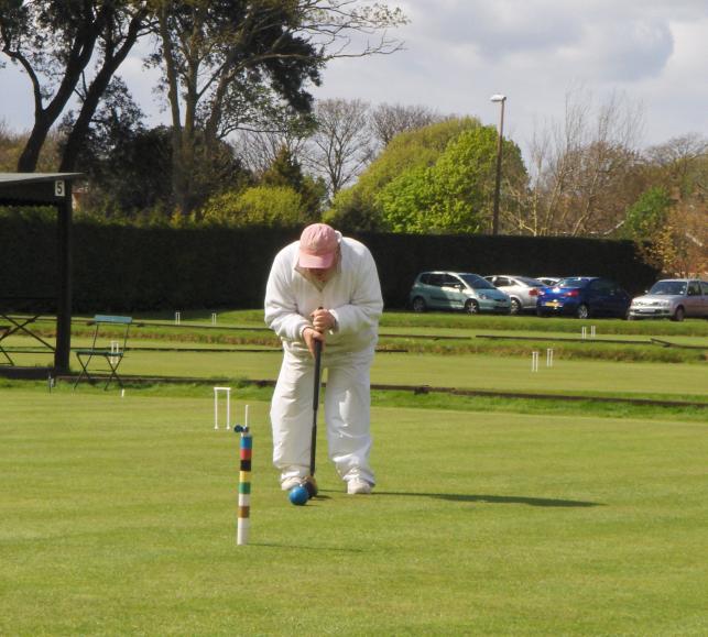 May Weekend AC B level Tournament: Jonathan pegging out