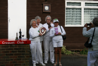 Ladies Day: The winning team - Purley Bury Queen Bees