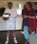 AC April weekend: Southwick Shield winner Robert Fulford with Chris Constable