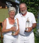 July Alt Stroke Doubles: Winners Georgeen and Colin Hemming