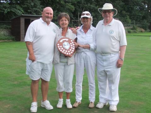 August Federation tournament winners: the Sussex Team