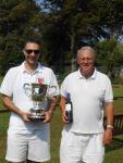 AC Annual Tournament: Abbey Challenge winner Mark Fawcett with Roger Wood
