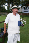 Autumn Tournament: David Mumford with the Scott Cup (photo: Ray Hall)