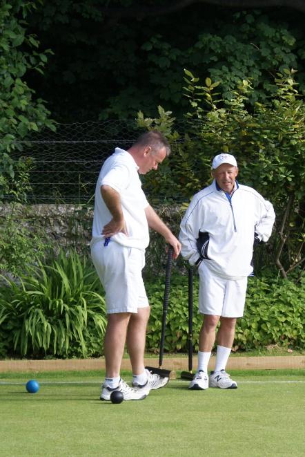 GC Open Championship: Reg Banford & Stephen Mulliner (photo Ray Hall)