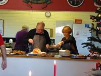 Xmas party: Carving the Turkey