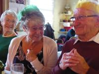 Xmas party: June and John