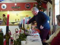 Xmas party: Jonathan drawing the Raffle