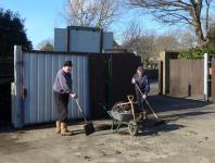 Winter working party