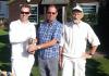 AC Solomon Cup in September: Winner Richard M Smith with Clive Hayton and Manager Nick Harris
