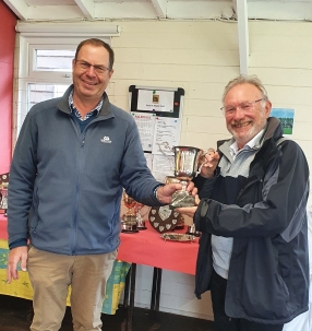 Club competitions winner Richard Ellis with Bush Cup