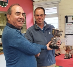 Club competitions winner David Marcus with D'Esterre Rose Bowl