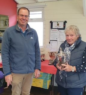 Club competitions winner Robyn Clark with Franc Cup