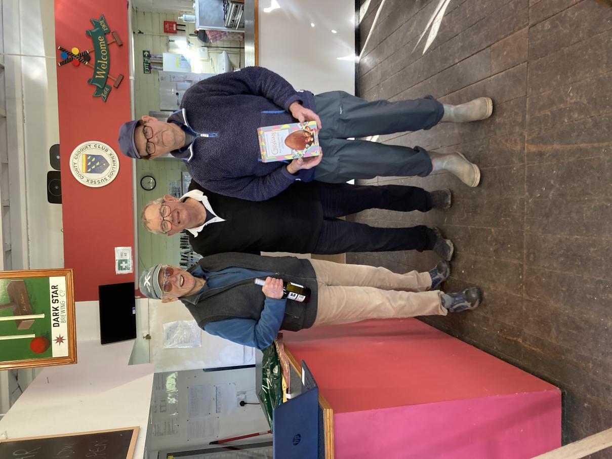 GC doubles 29th March: Division winners David and Richard