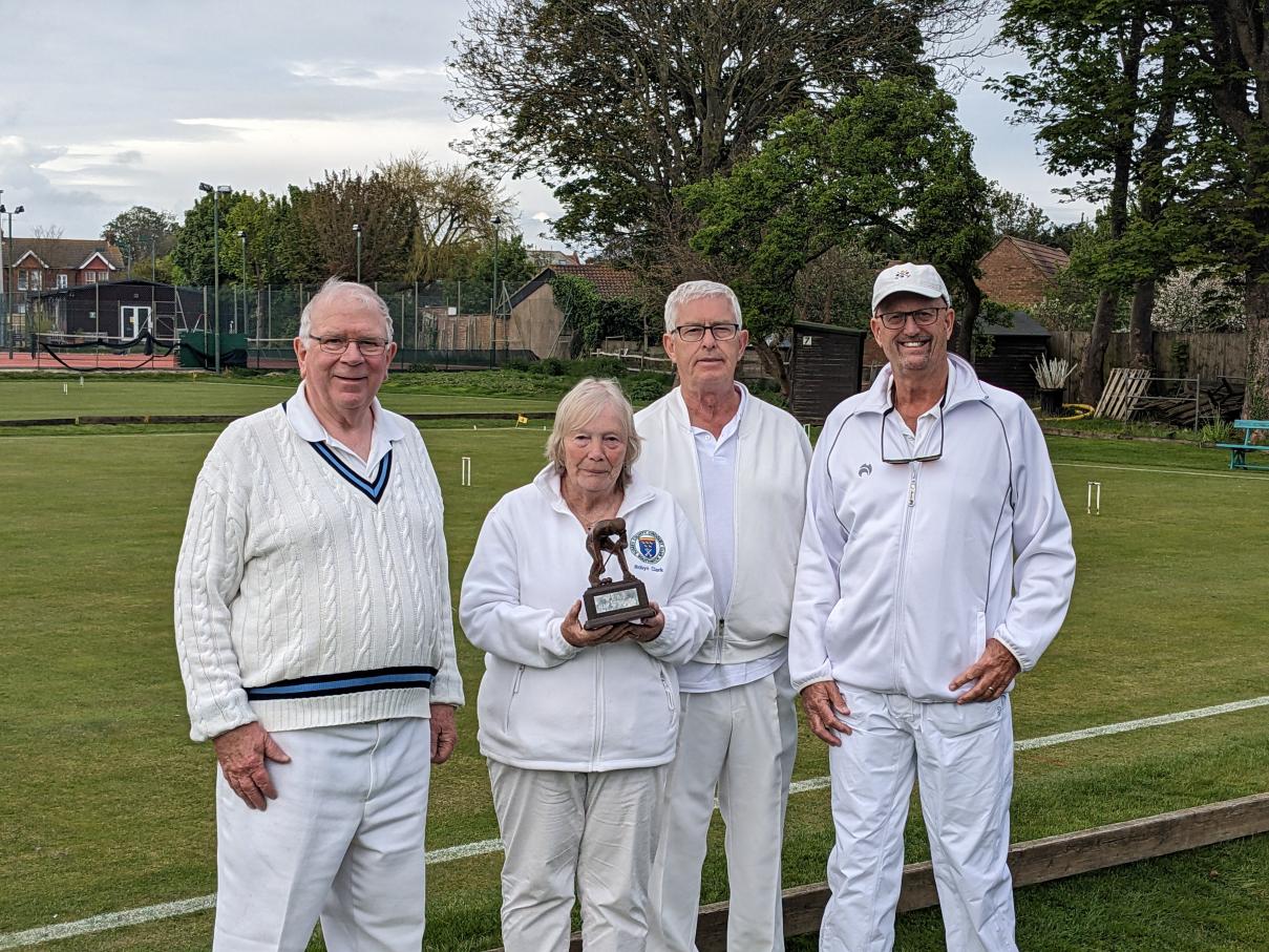 Federation AC Team Doubles 5th May: winning team Sussex County