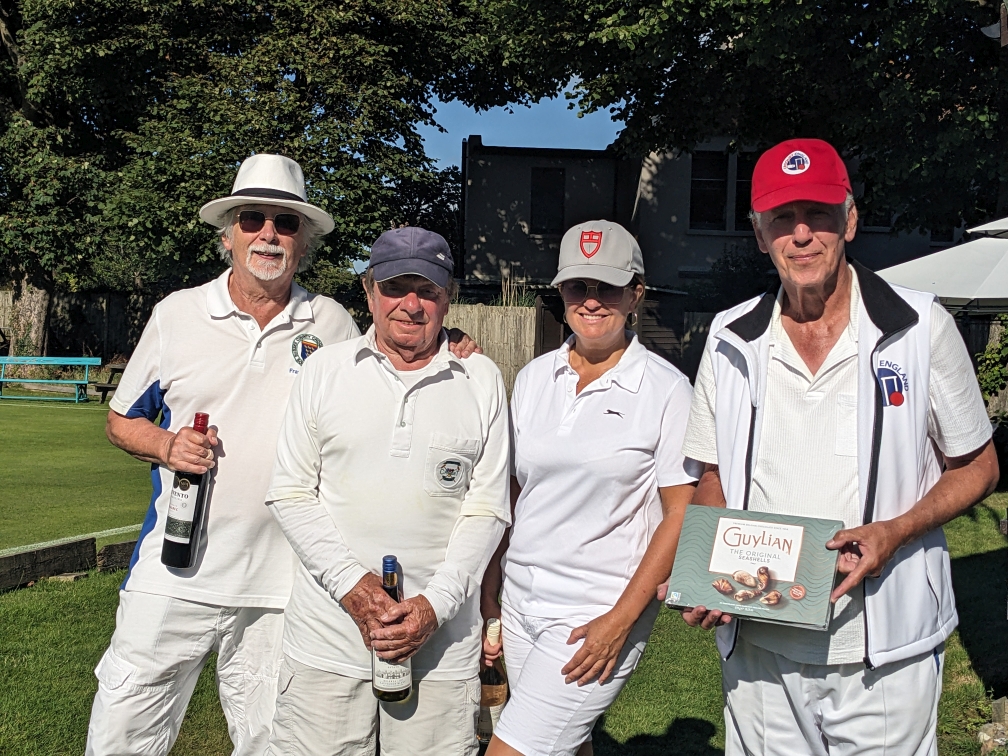 GC doubles 10th August: Winners Francis, Tony, Lix, Paul