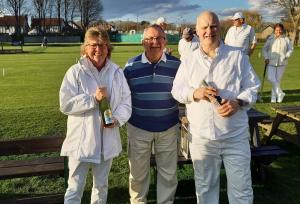 Easter GC handicap doubles 7th April:Division winners Fiona and Andrew