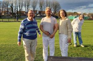 Easter GC handicap doubles 7th April: Division winners Viktoria and Konstantin