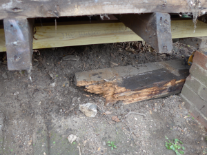 Working Party: damage to old beam