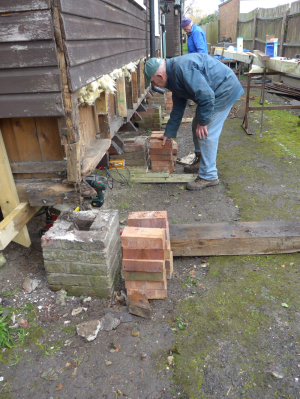 Working Party: preparing support pillars