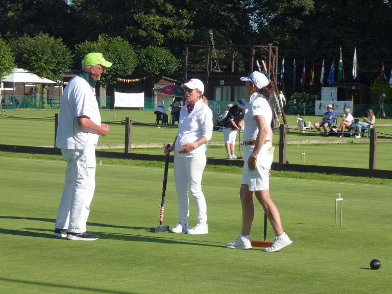 WCF Womens GC Championship 14 August: referee in action