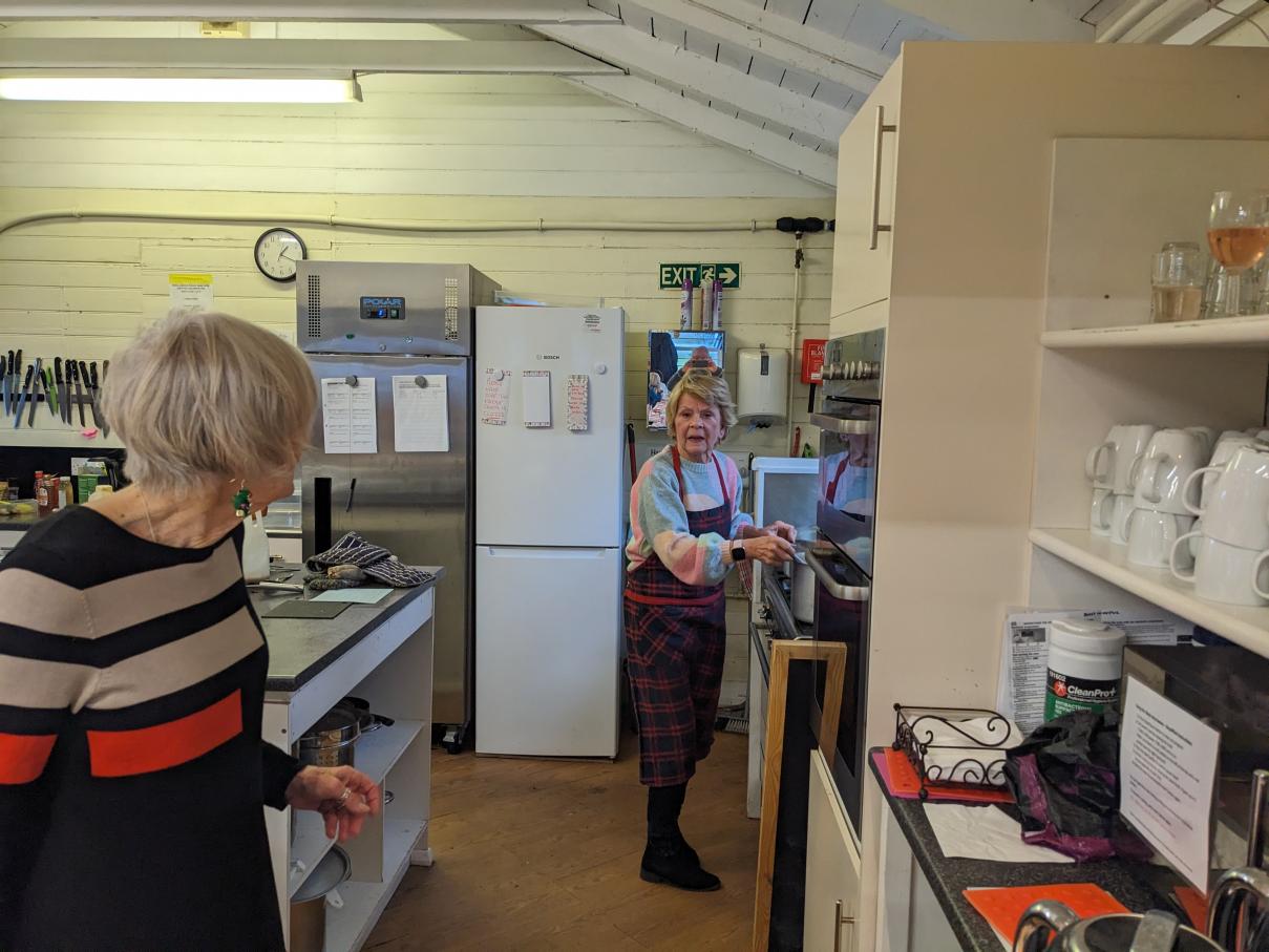 Xmas Party 3rd December: Chrissy in the kitchen