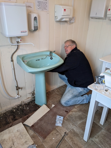 Refurbishing the ladies cloakroom, 2023