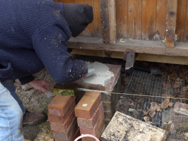 Replacing supporting beam, 2023