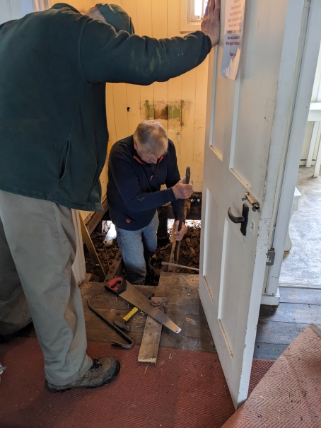 Refurbishing ladies' toilet, 2023