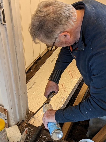 Refurbishing ladies' toilet, 2023