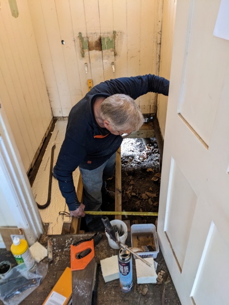 Refurbishing ladies' toilet, 2023